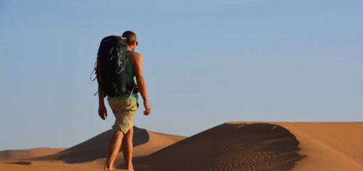 Wanderer in den Dünen - Katharina Jacobs | erlebnisreisen-afrika.de