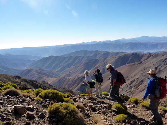 Wunderbarer Weitblick im Hohen Atlas - Diethard Berner | erlebnisreisen-afrika.de