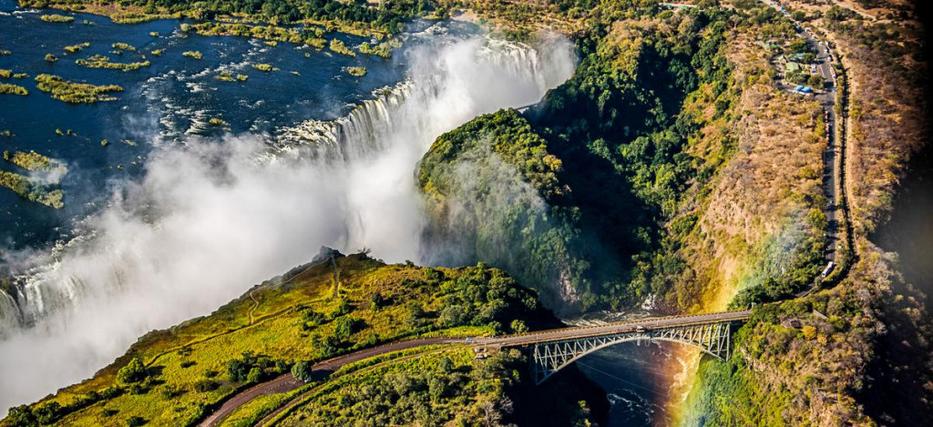 Victoria-Falls aus der Luft