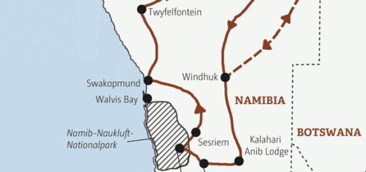 Rundreise zu den Naturhöhepunkten Namibias