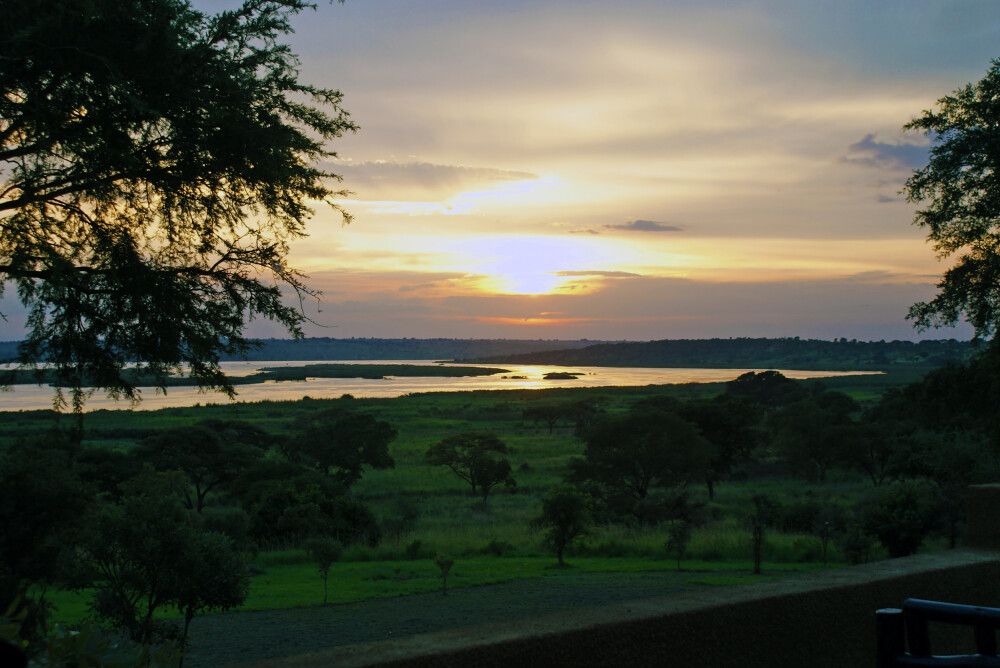 Sonnenuntergang im Fort Murchison