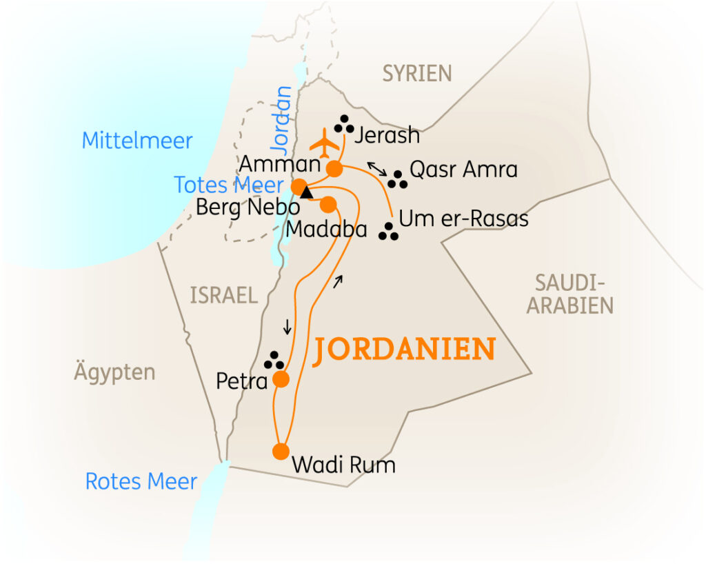 Gruppenreise Jordan | Erlebnisreisen-Afrika.de