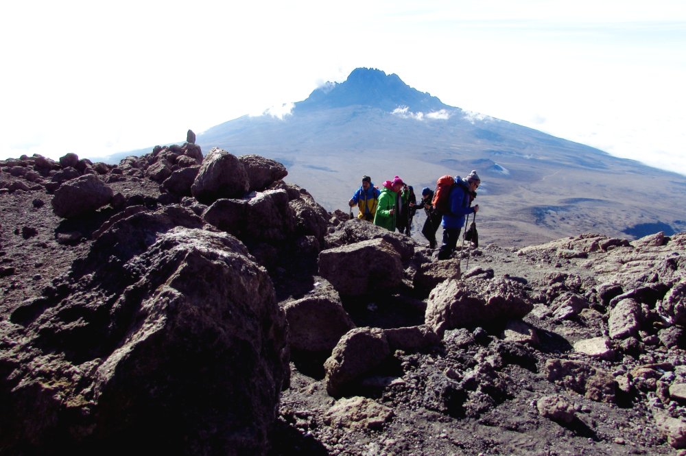 Kilimanjaro Der Gipfel ist nicht mehr weit