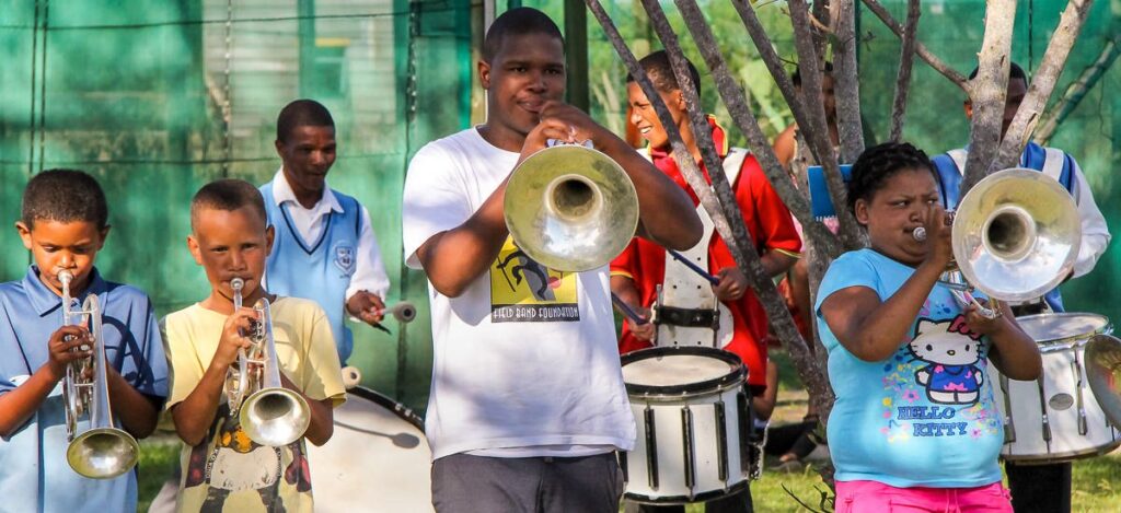 Plett Field Band in Aktion