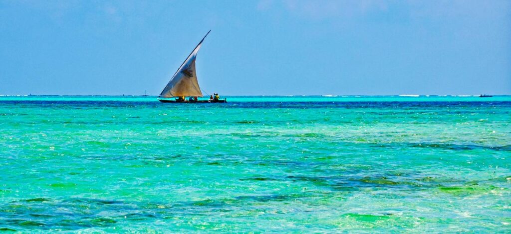 Dhow vor Sansibar