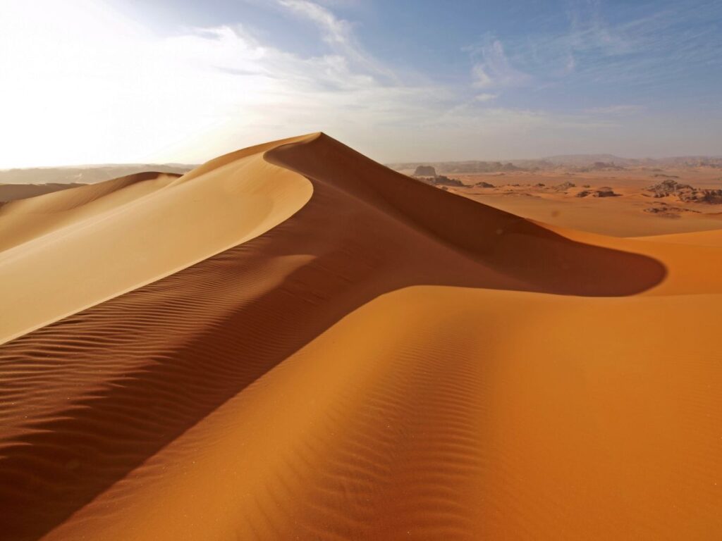 Sanddünen im Tadrart