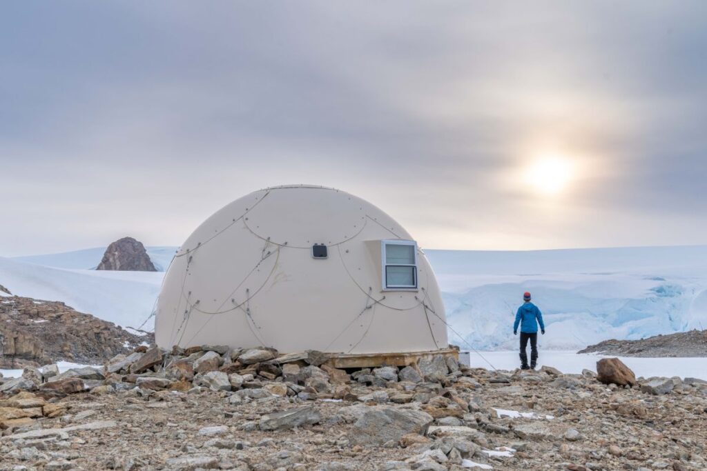 Dome-Zelte im Camp Whichaway