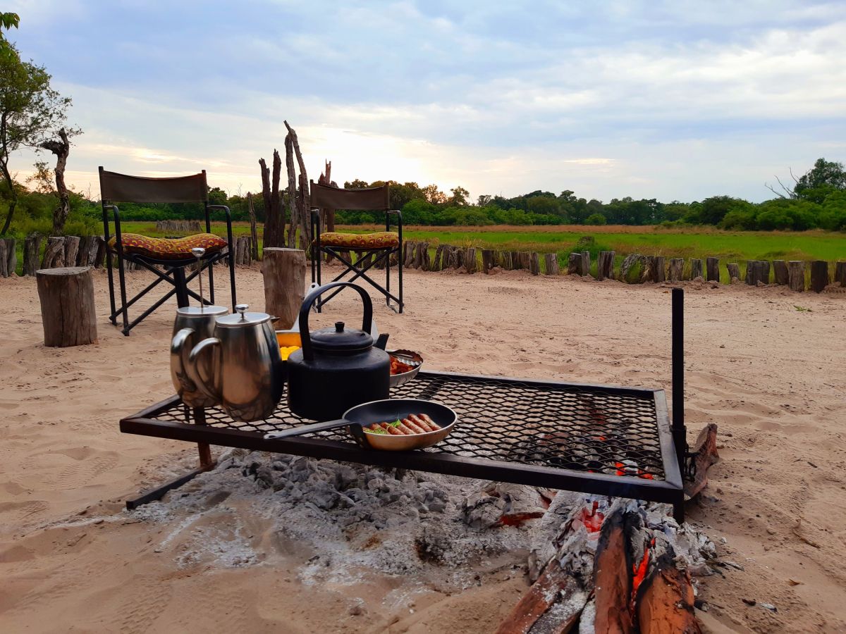Morgenstimmung im Sango Safari Camp