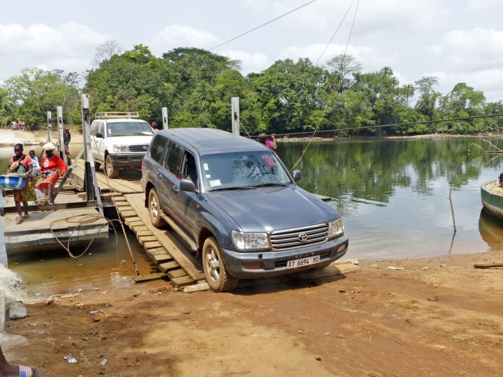 Fährfahrt nach Liberia