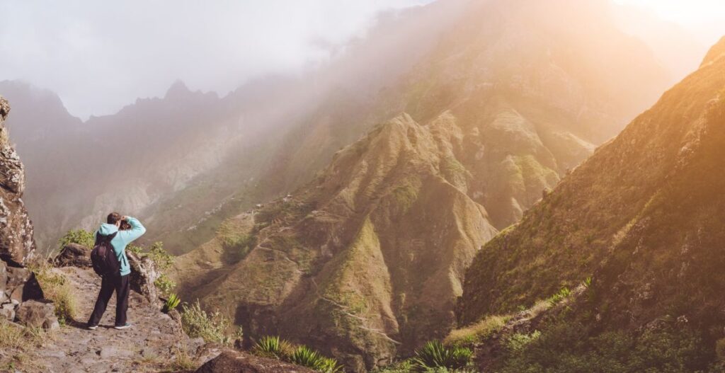 Trekkingweg auf Santo Antao Kap Verde