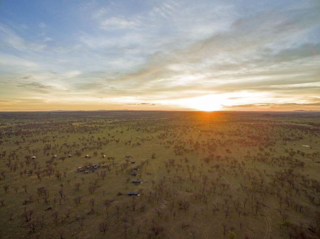 Serengeti View Camp von oben