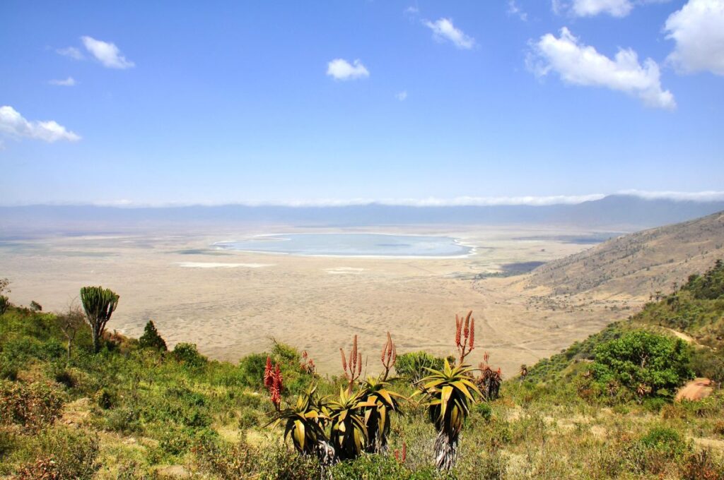 Blick in den Ngorongoro-Krater