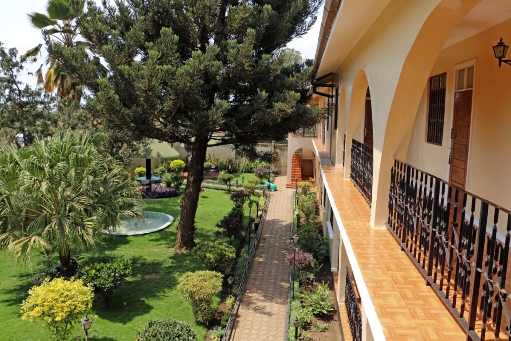 Garten im Springlands Hotel