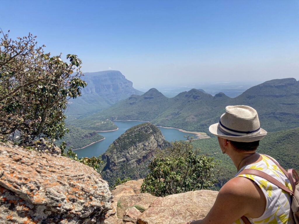 Blick auf die Three Rondavels