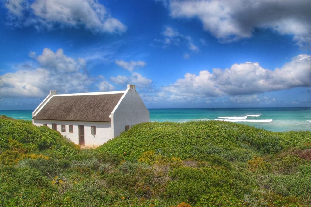 Einsame Hütte im De Hoop Reserve