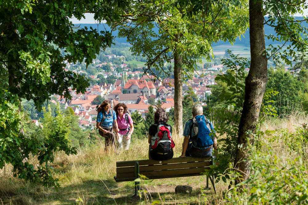 Wanderer oberhalb von Beilngries - Stadt Beilngries - © Stadt Beilngries | erlebnisreisen-afrika.de