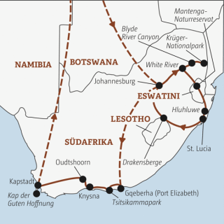 21 Tage Südafrika komplett: vom Krüger-Nationalpark bis Kapstadt Young Traveller