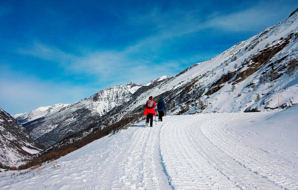Winterwandern im Saastal - Sabine Peter | erlebnisreisen-afrika.de