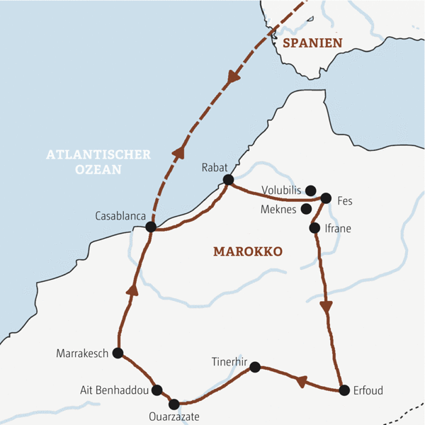 Marokko Rundreisen 2025