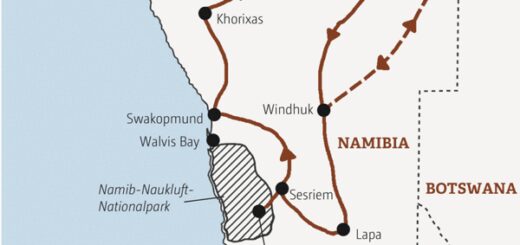 Rundreise zu den Naturhöhepunkten Namibias
