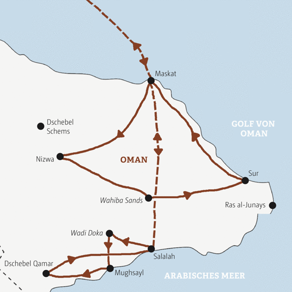 Oman Rundreisen 2025