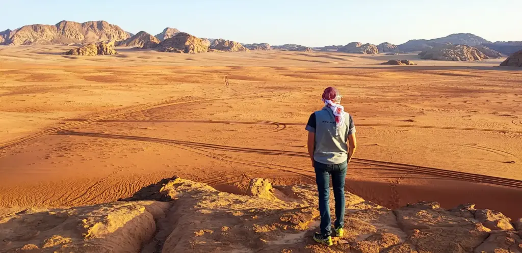 Aussicht im Wadi Rum - Dennis Gowitzke | erlebnisreisen-afrika.de