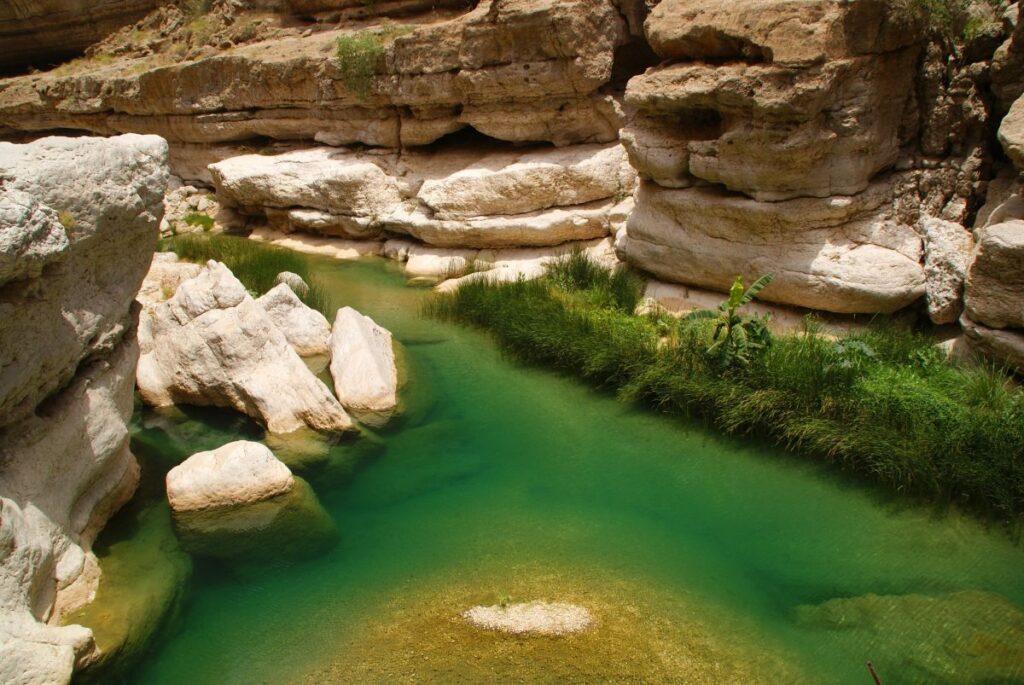in einem der zahlreichen Wadis