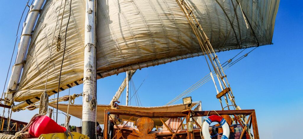 Traditionelles Segelschiff