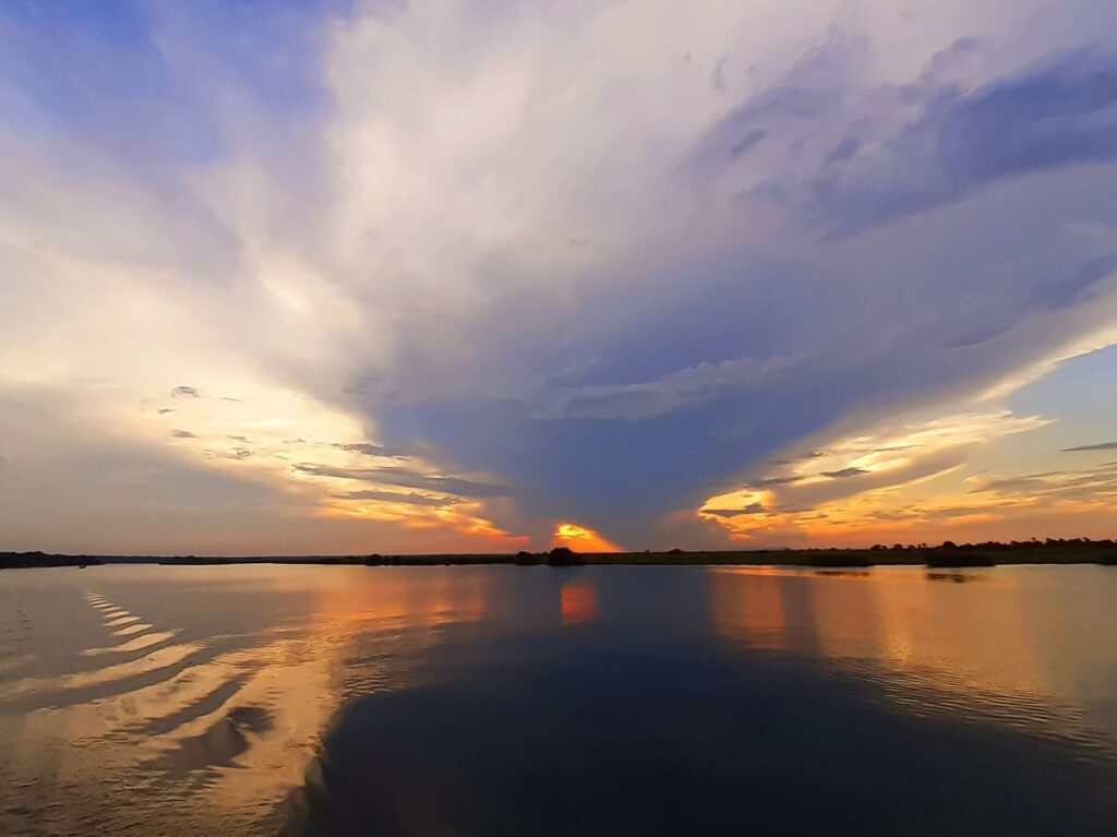Abendstimmung am Chobe-Fluss